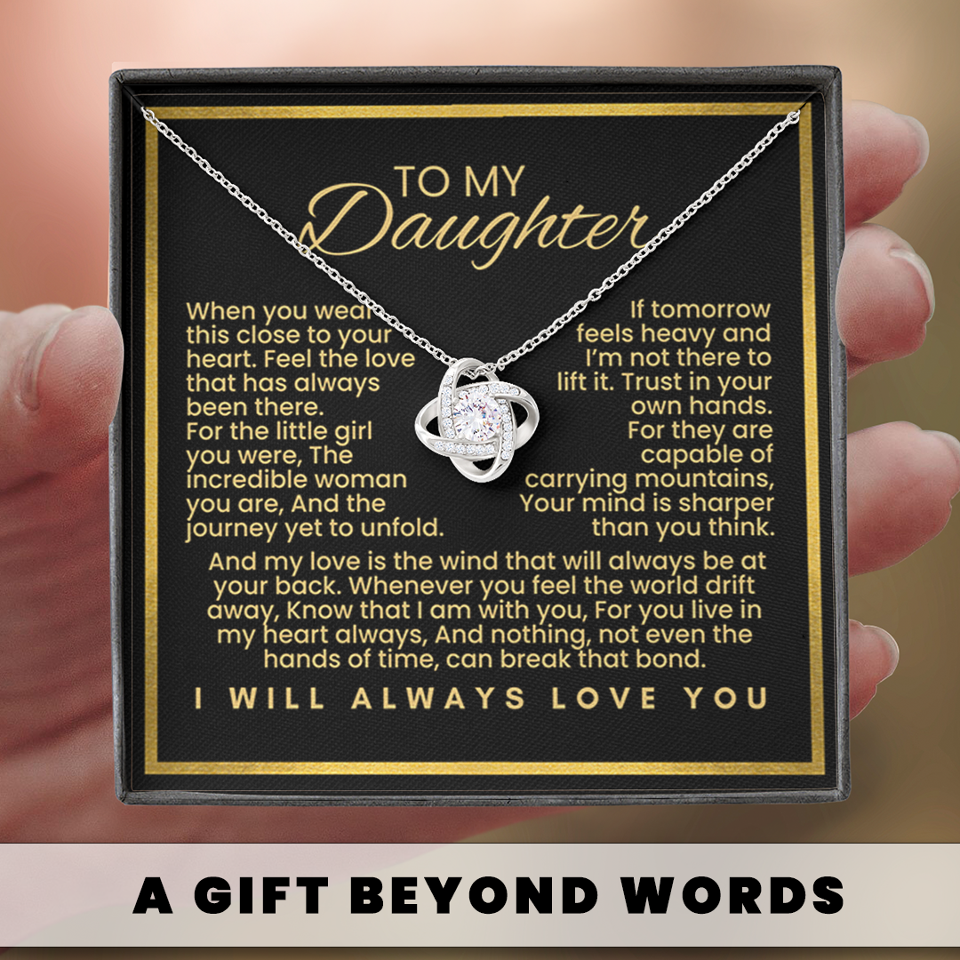 In Your Heart Love Knot Necklace