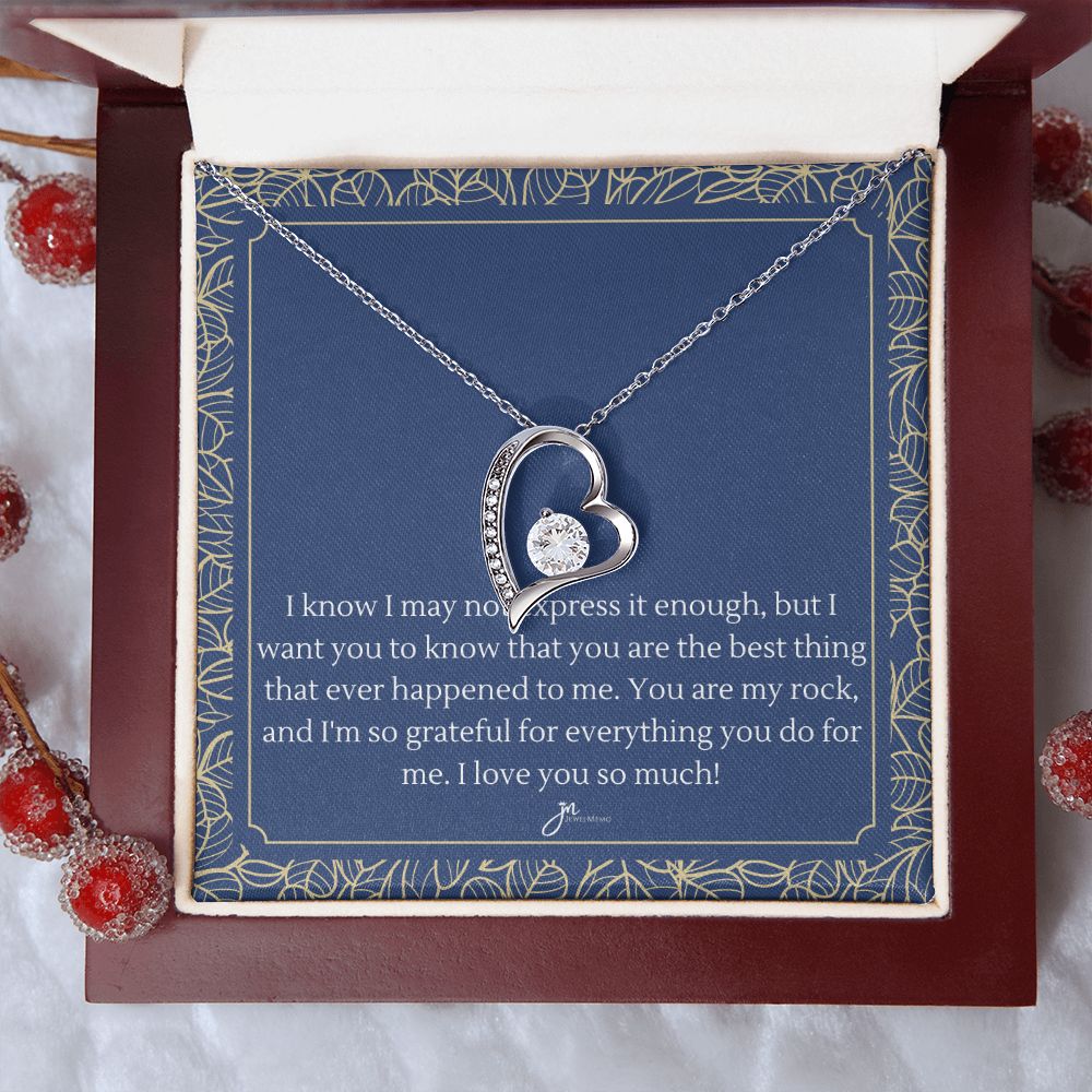 Your Are My Rock Forever Love Necklace