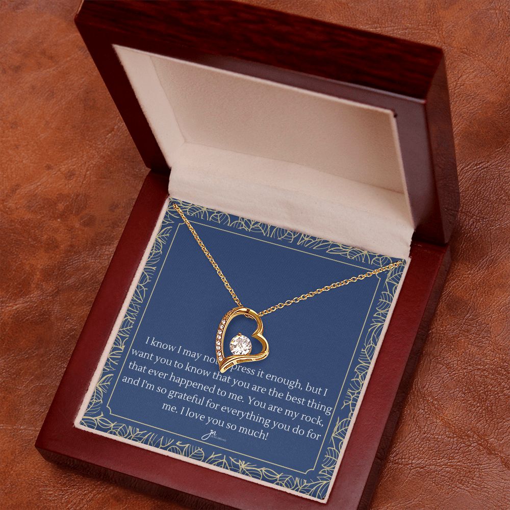 Your Are My Rock Forever Love Necklace