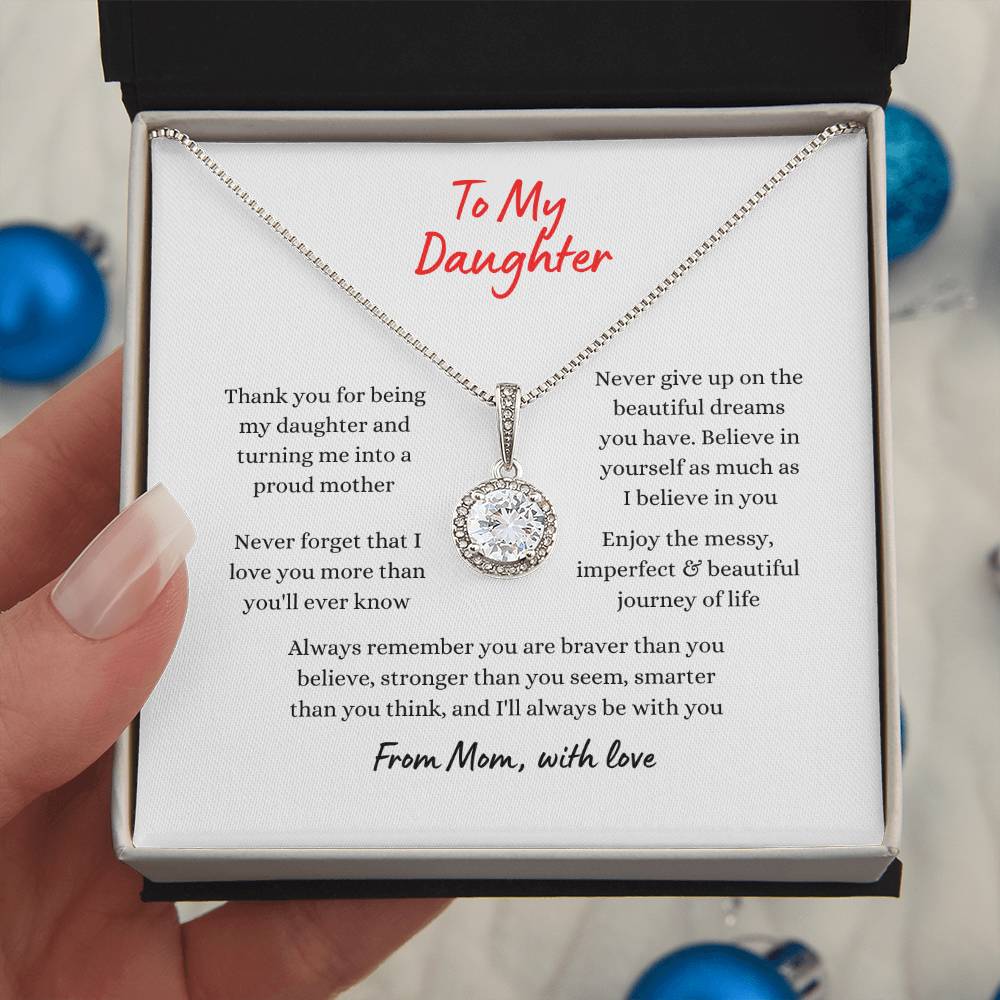 To My Daughter Eternal Hope Necklace