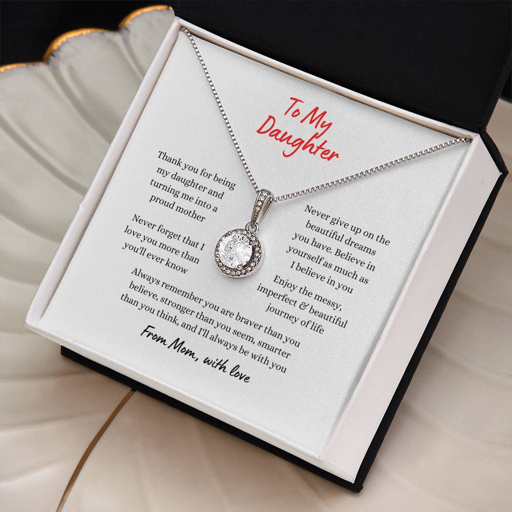 To My Daughter Eternal Hope Necklace