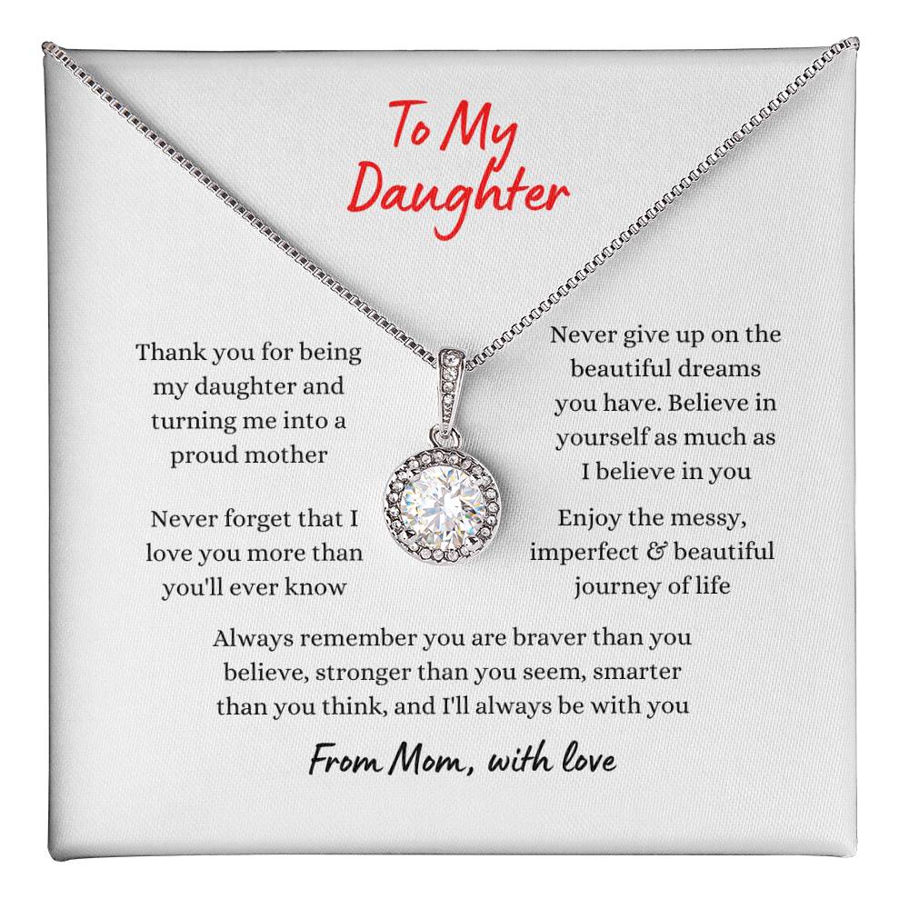 To My Daughter Eternal Hope Necklace