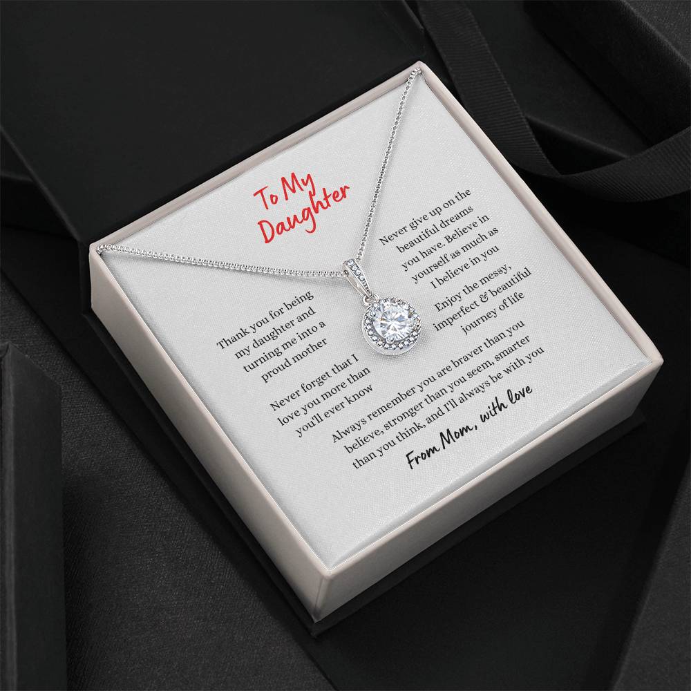 To My Daughter Eternal Hope Necklace