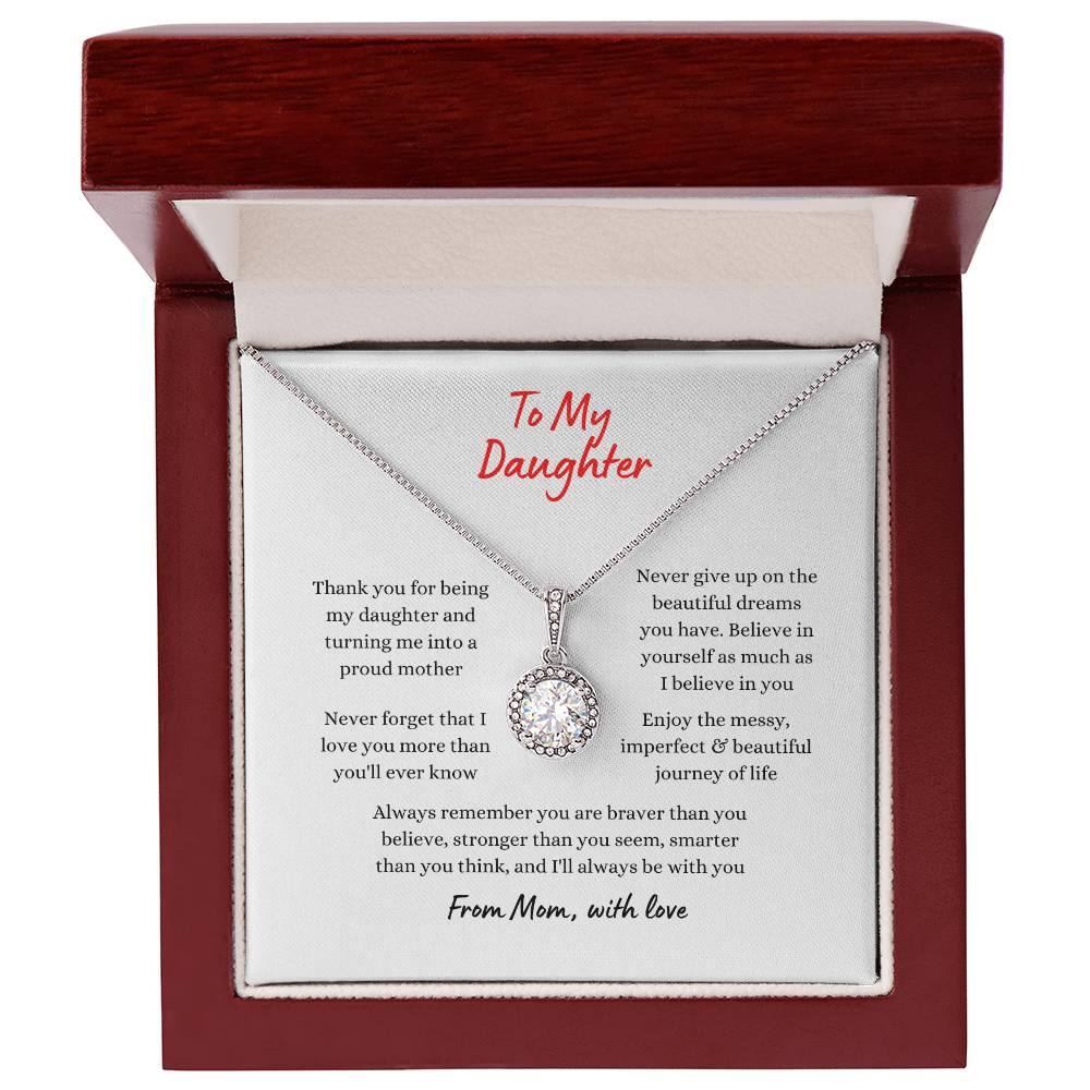 To My Daughter Eternal Hope Necklace