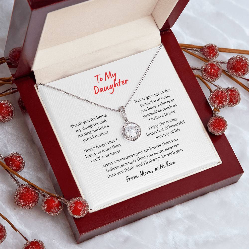 To My Daughter Eternal Hope Necklace