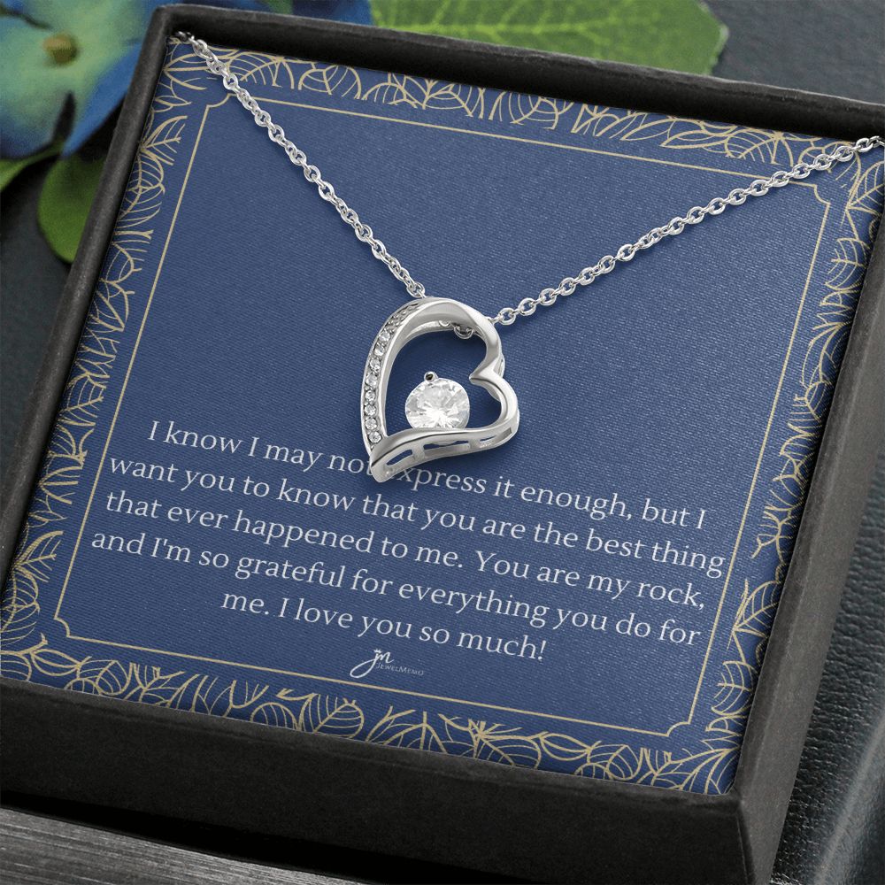 Your Are My Rock Forever Love Necklace