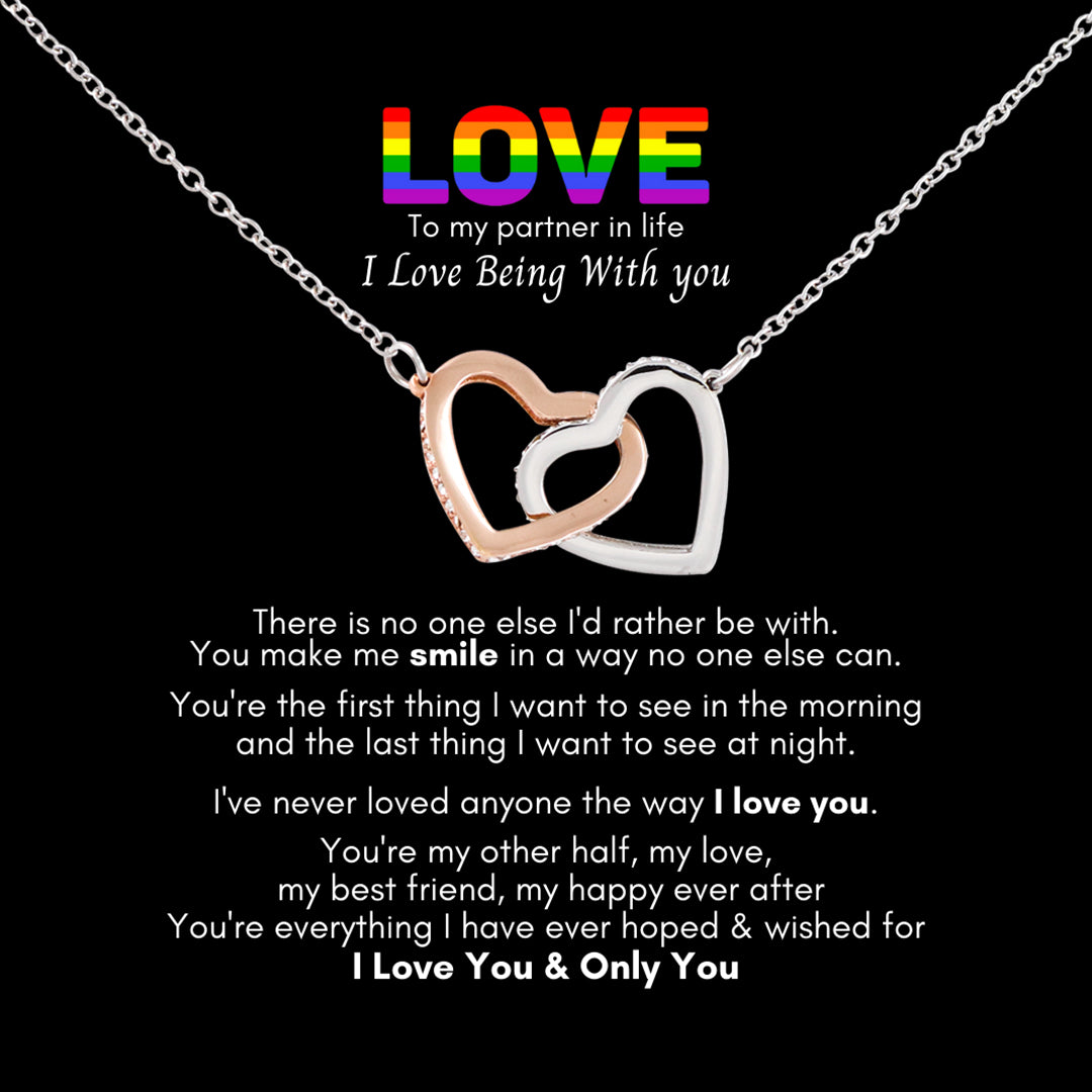 Pride Necklace - I Love Being With You