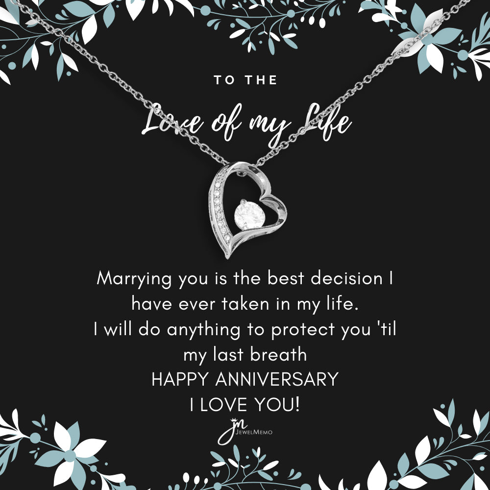 Forever Love Anniversary Necklace - Love Of My Life