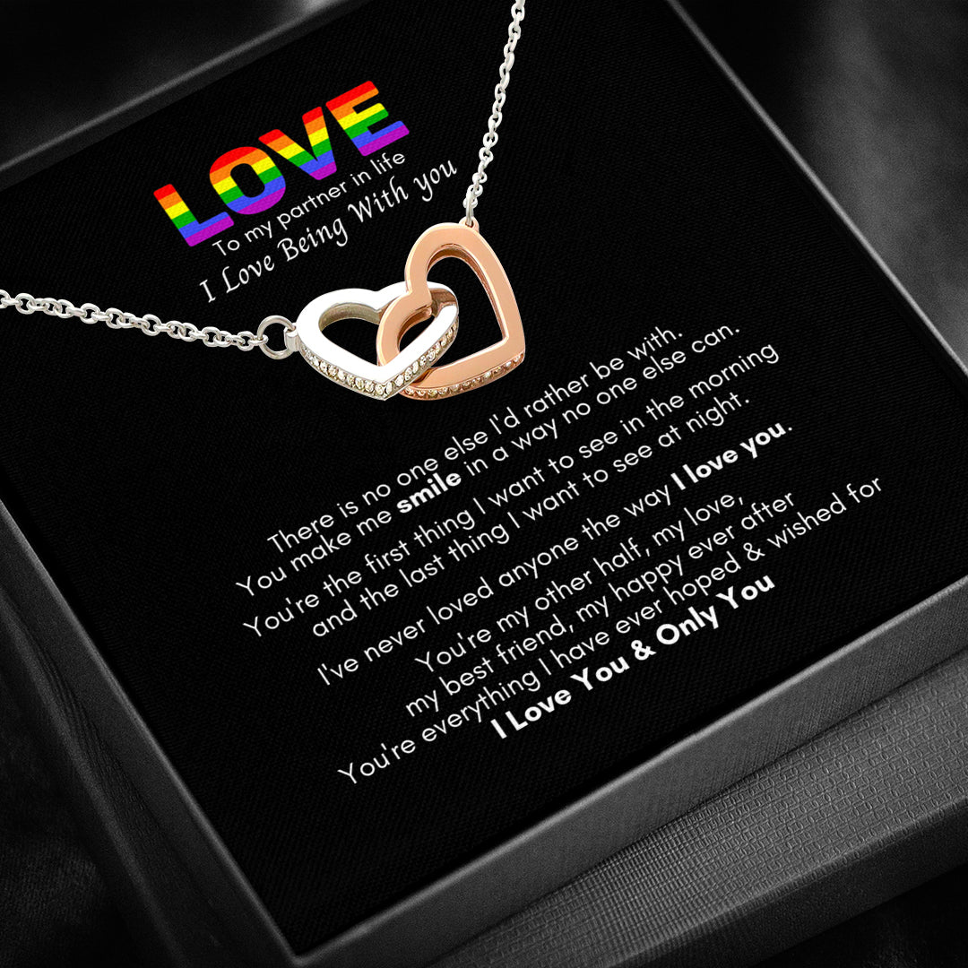 Pride Necklace - I Love Being With You