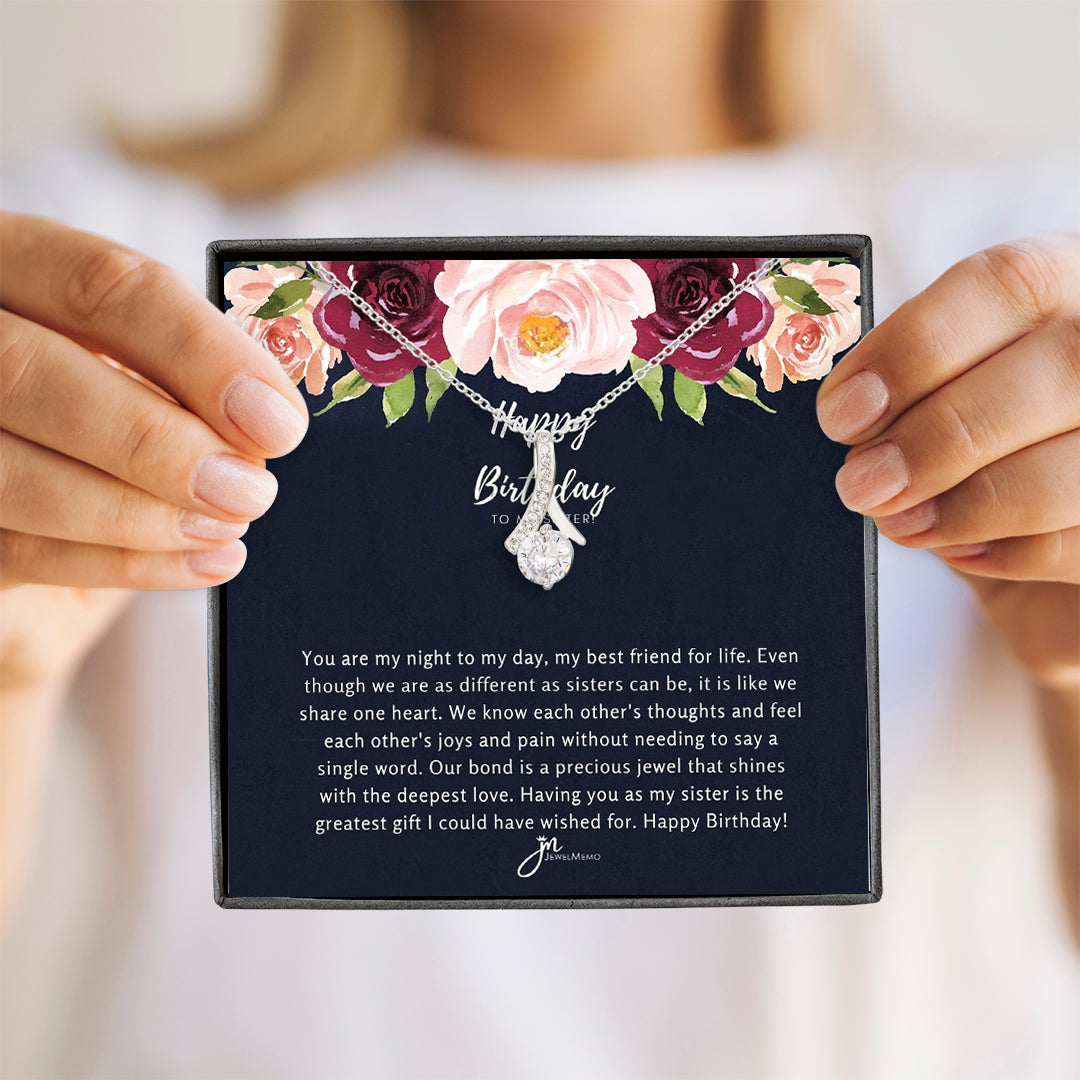 Alluring Beauty Birthday Necklace - My Best Friend For Life