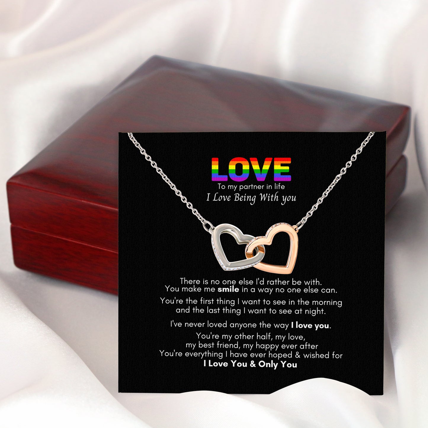 Pride Necklace - I Love Being With You