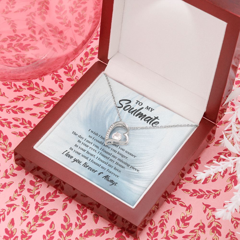 To My Soulmate Forever Love Necklace