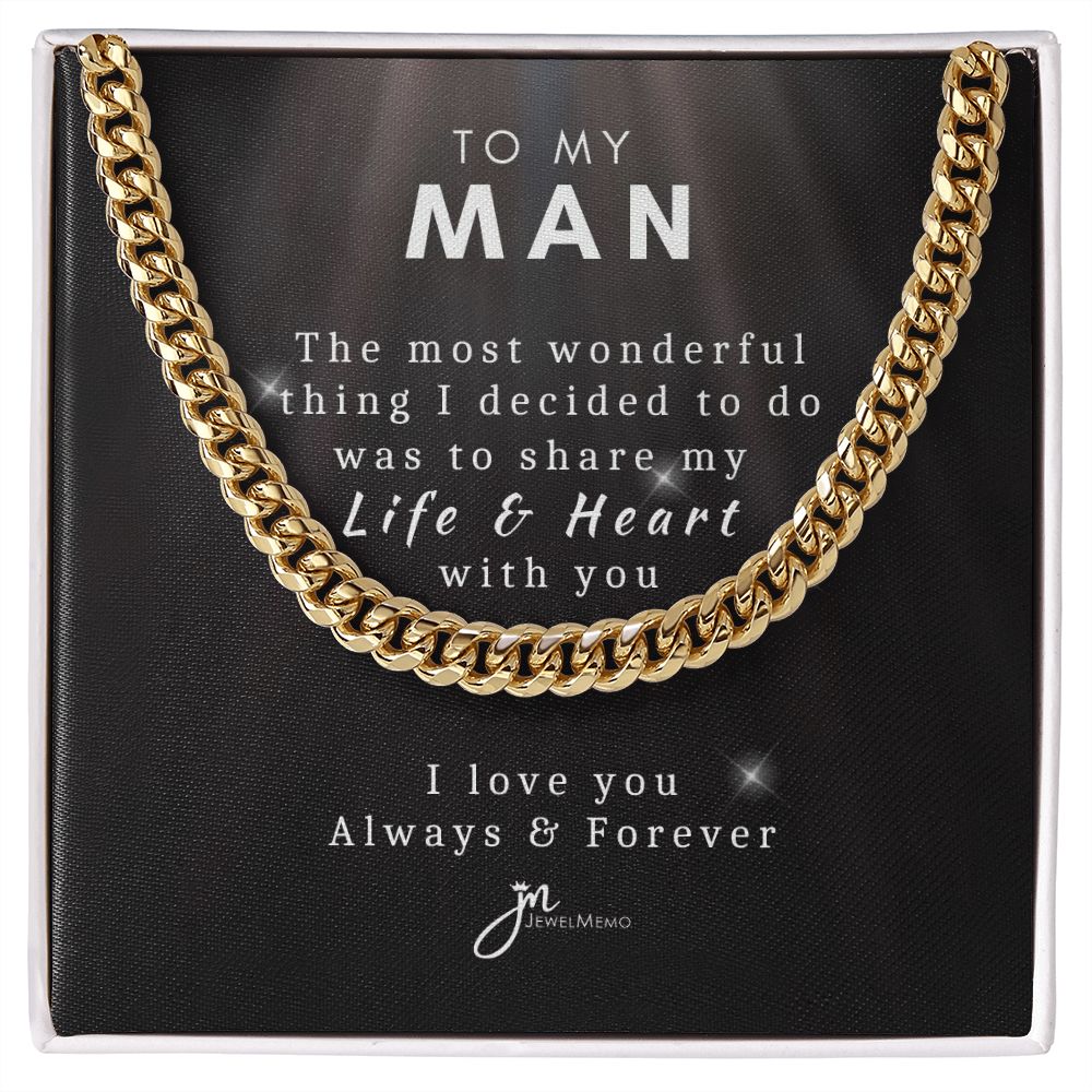 Always & Forever Cuban Link Chain Necklace