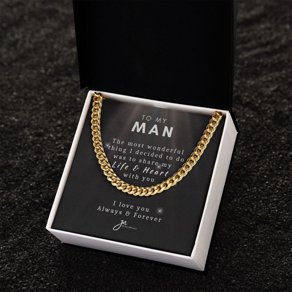 Always & Forever Cuban Link Chain Necklace