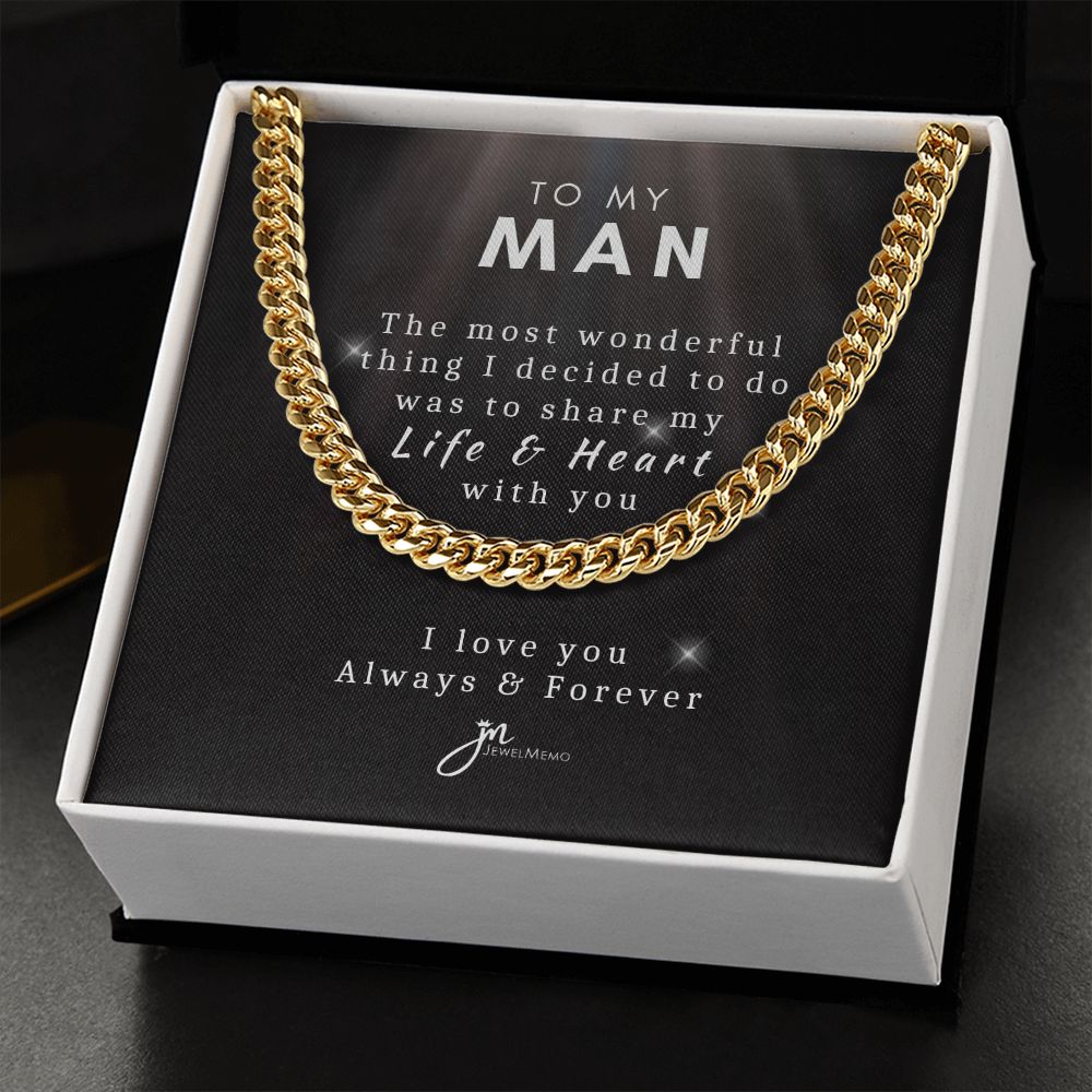 Always & Forever Cuban Link Chain Necklace