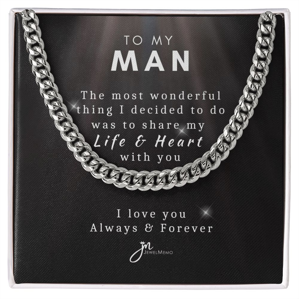 Always & Forever Cuban Link Chain Necklace