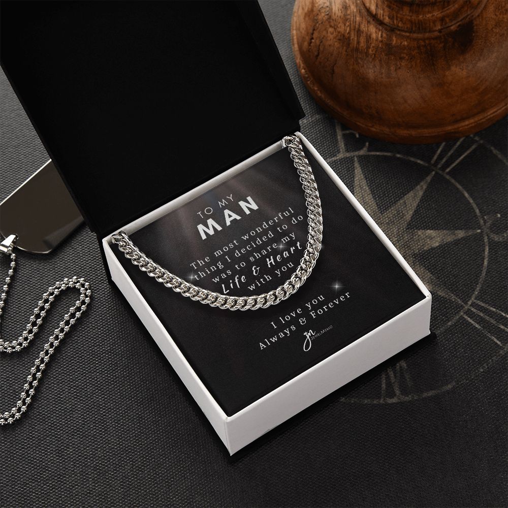 Always & Forever Cuban Link Chain Necklace