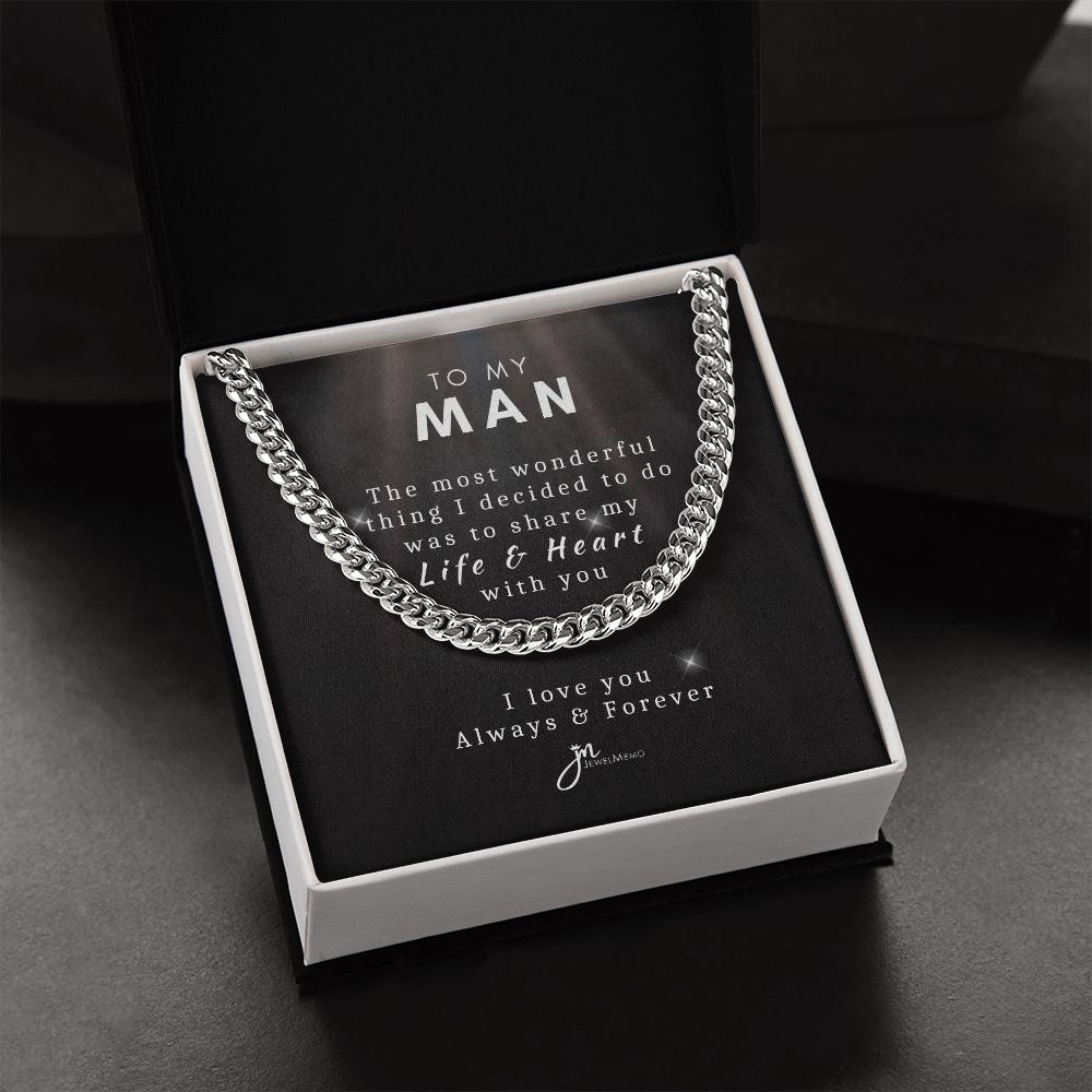 Always & Forever Cuban Link Chain Necklace