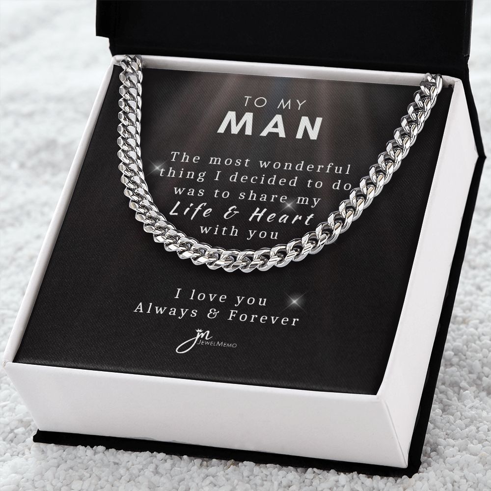 Always & Forever Cuban Link Chain Necklace