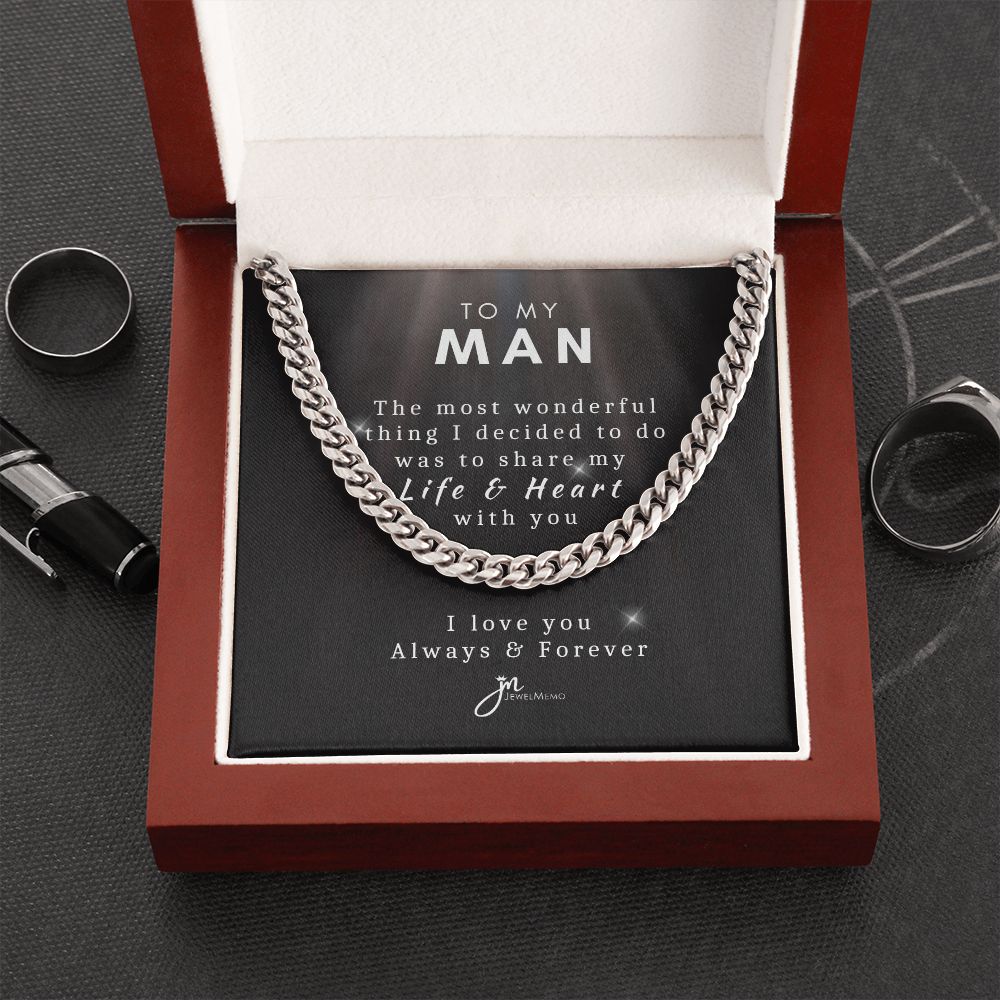 Always & Forever Cuban Link Chain Necklace