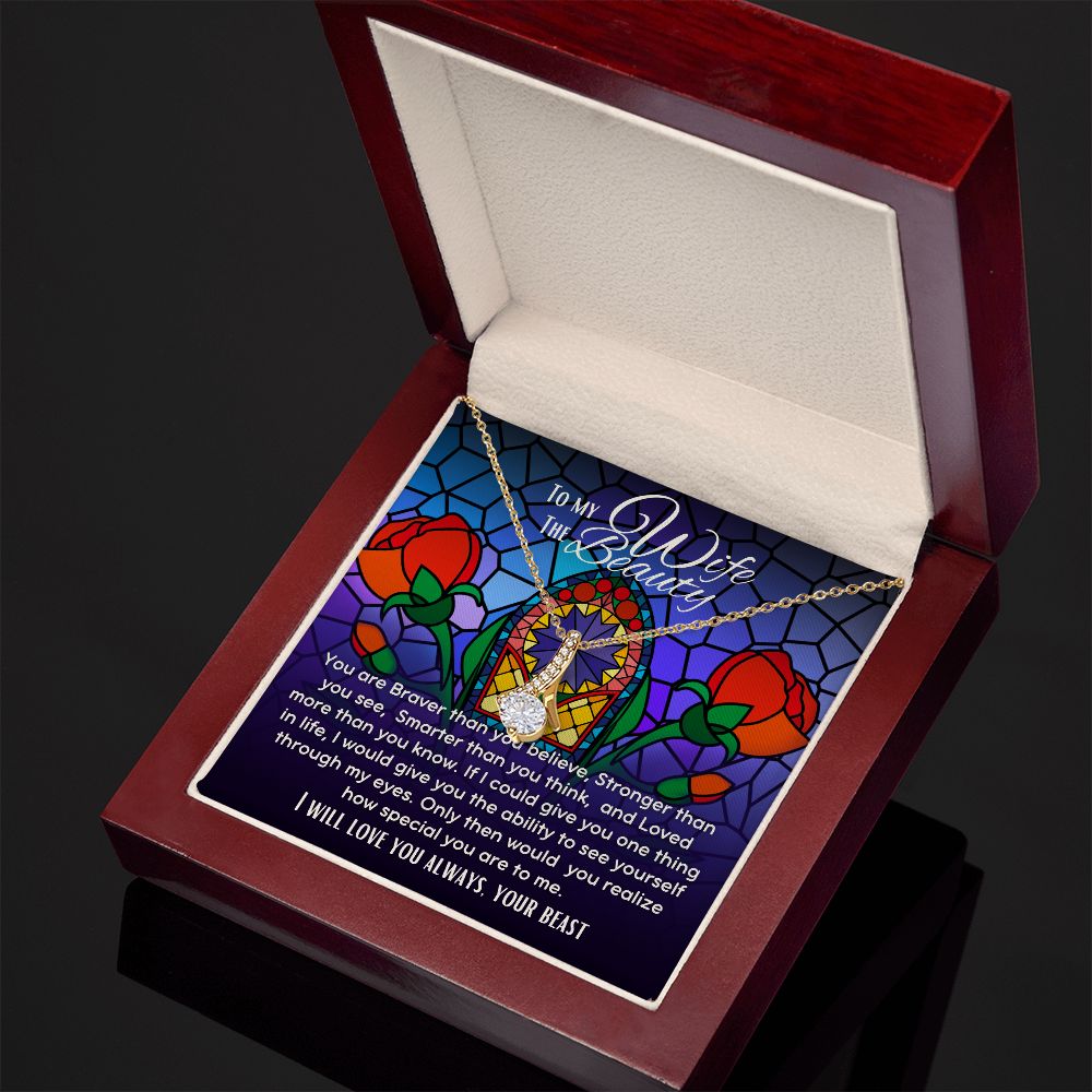 To My Wife The Beauty Alluring Beauty necklace V2