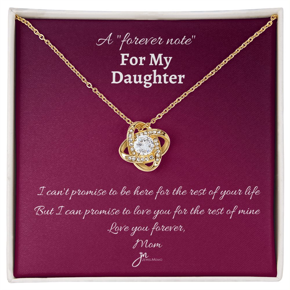 Promise To Love You Love Knot Necklace