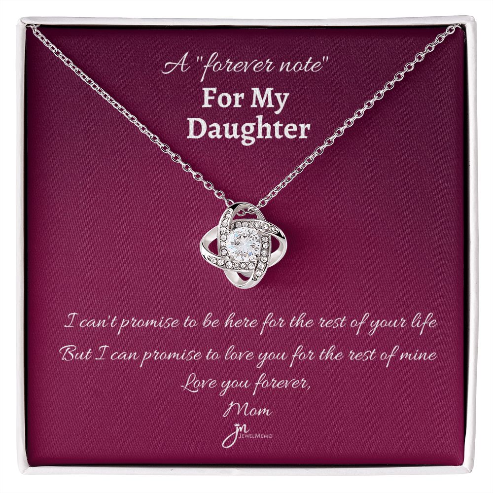Promise To Love You Love Knot Necklace