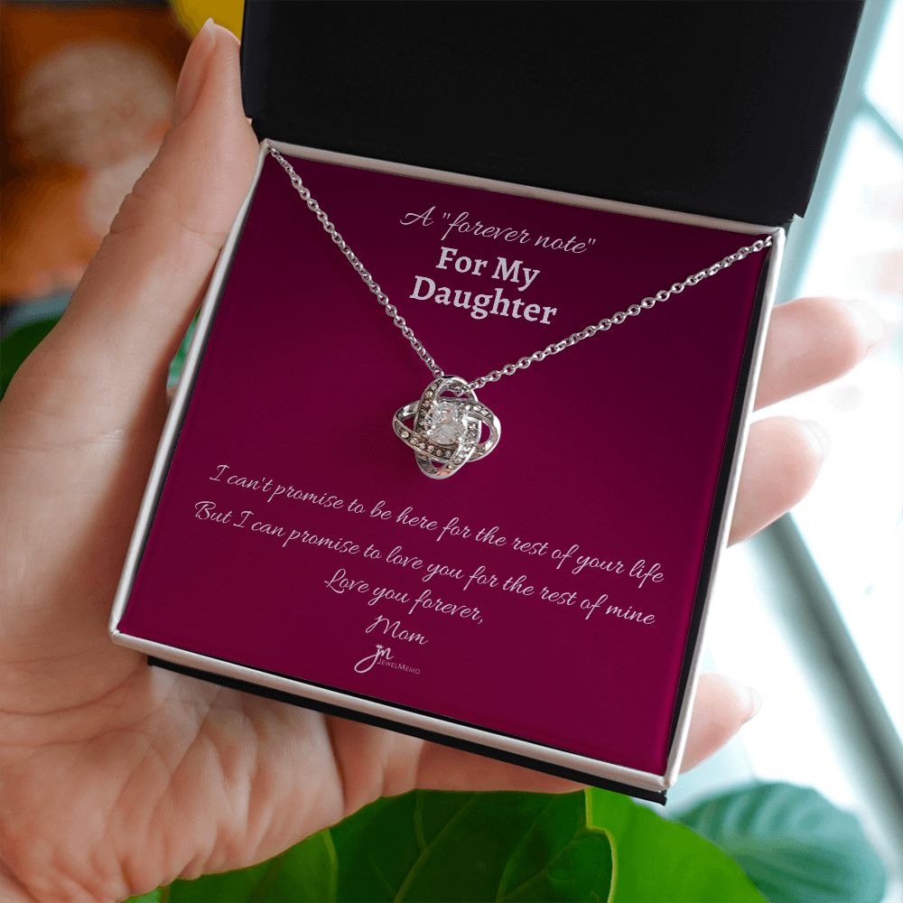 Promise To Love You Love Knot Necklace