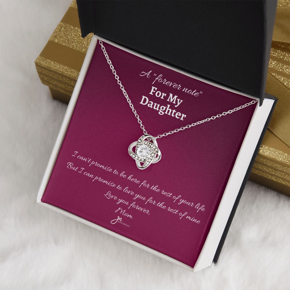Promise To Love You Love Knot Necklace
