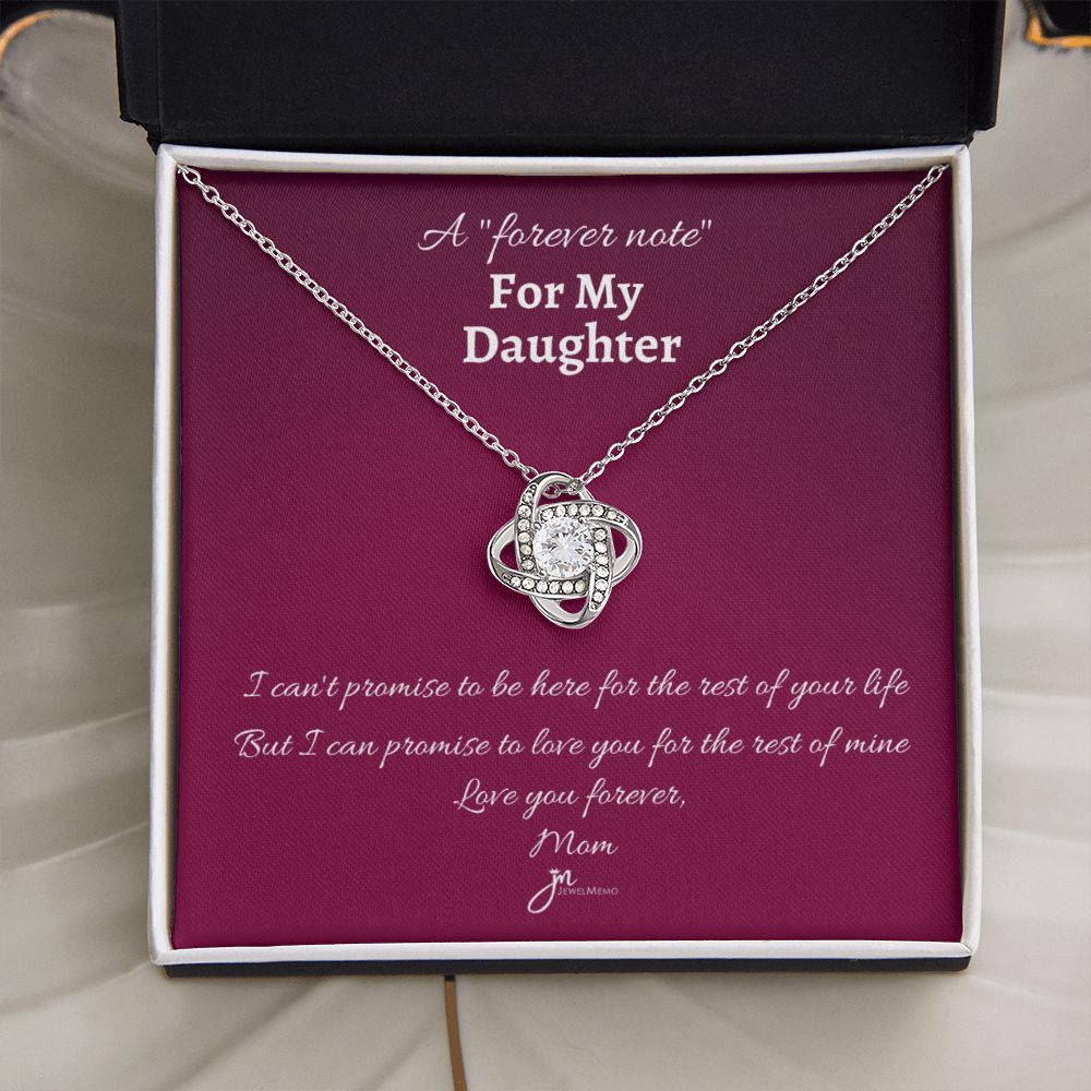 Promise To Love You Love Knot Necklace