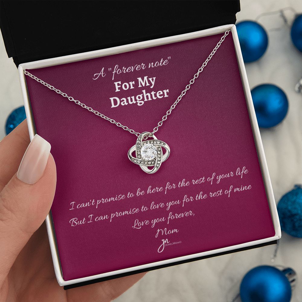 Promise To Love You Love Knot Necklace
