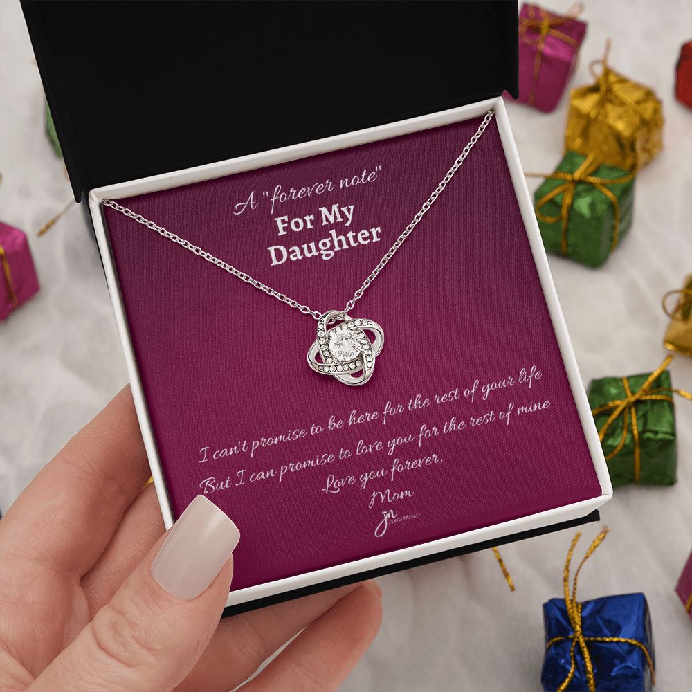 Promise To Love You Love Knot Necklace