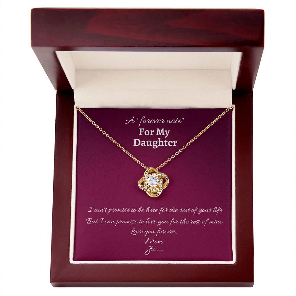 Promise To Love You Love Knot Necklace