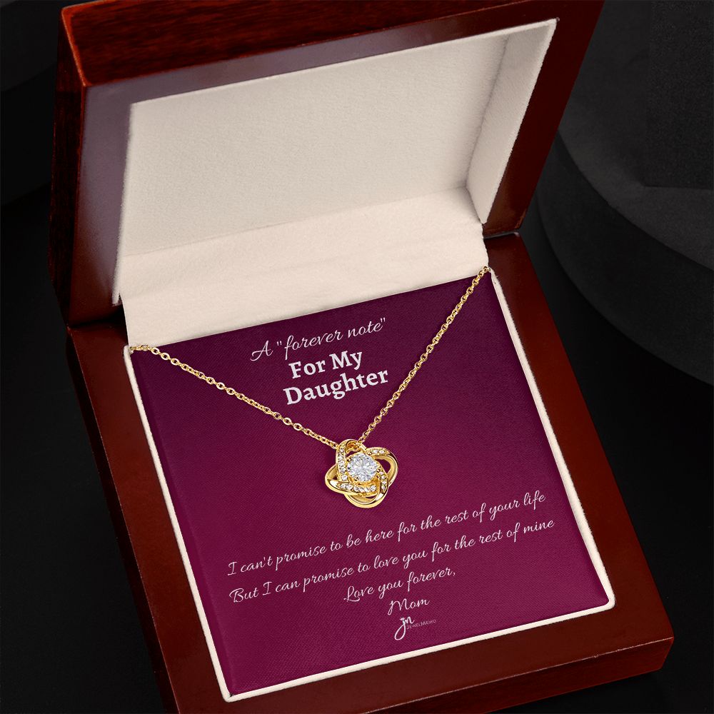 Promise To Love You Love Knot Necklace