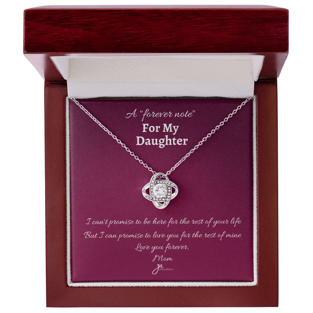 Promise To Love You Love Knot Necklace