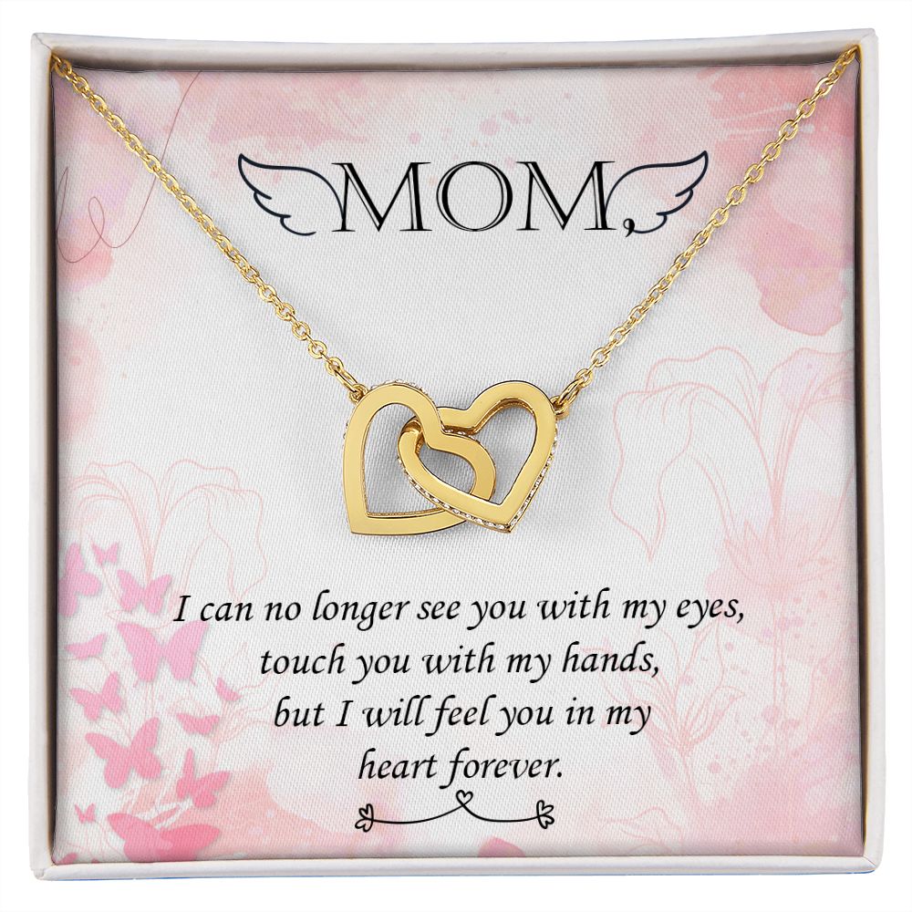Heart Forever Mom Interlocking Hearts Necklace