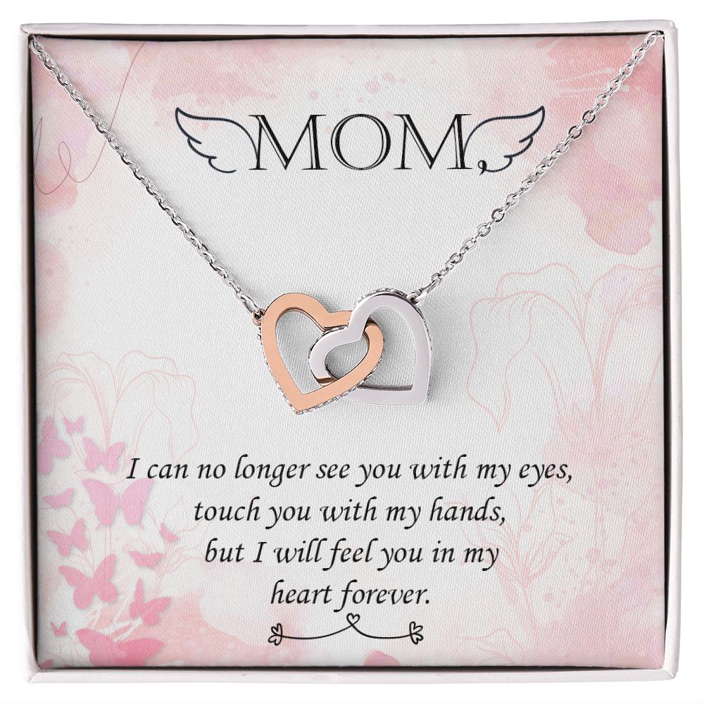 Heart Forever Mom Interlocking Hearts Necklace
