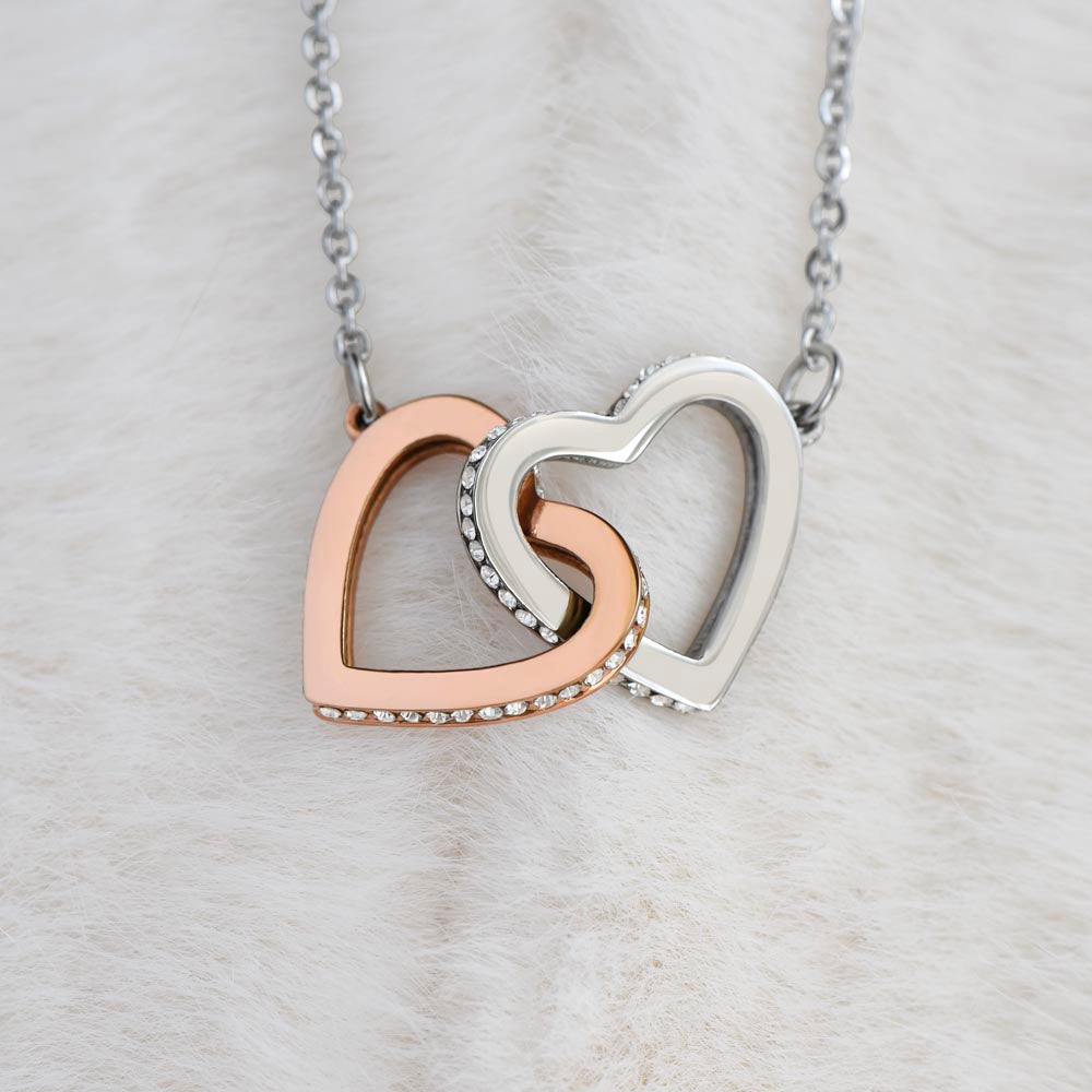 To My One and Only Interlocking Hearts Necklace