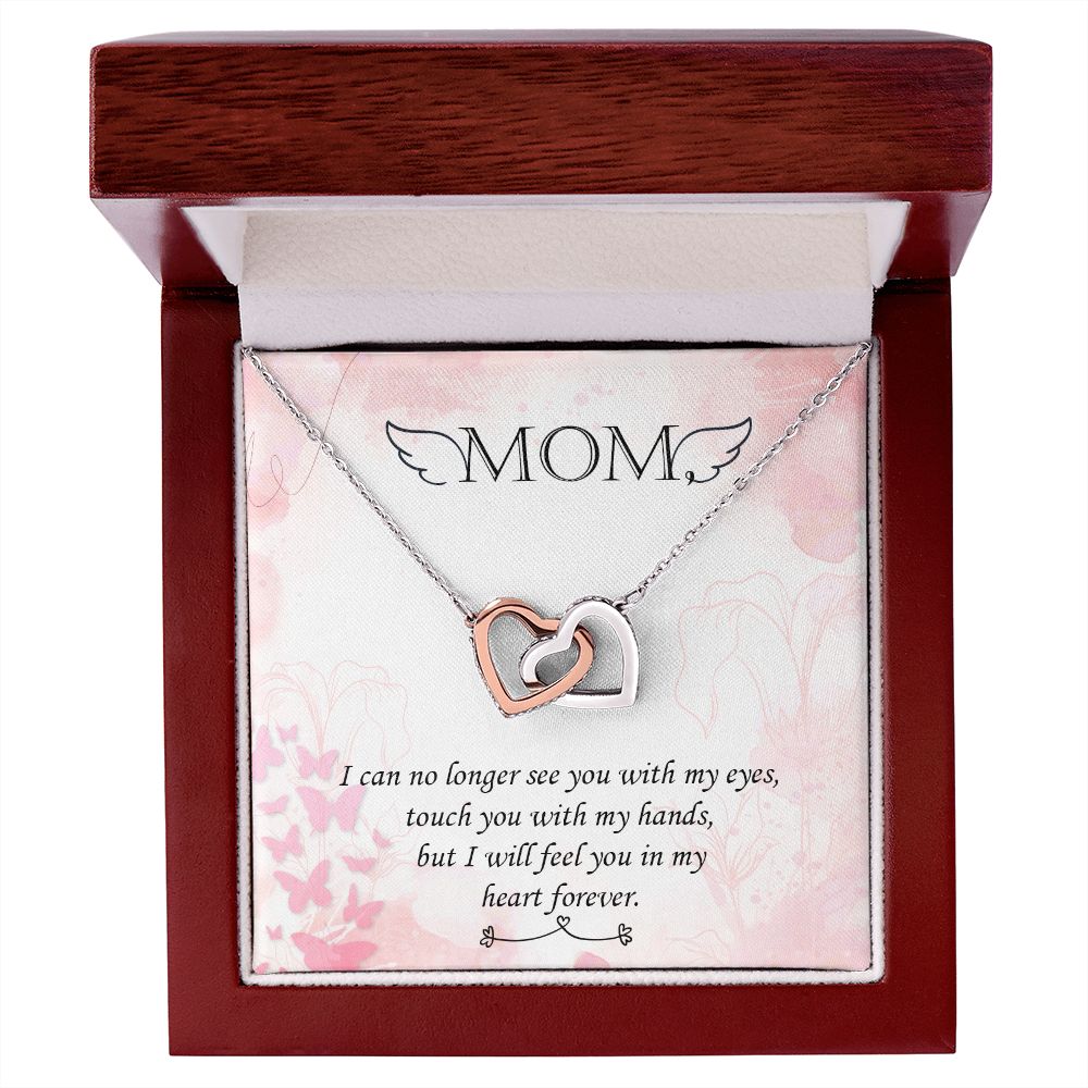 Heart Forever Mom Interlocking Hearts Necklace