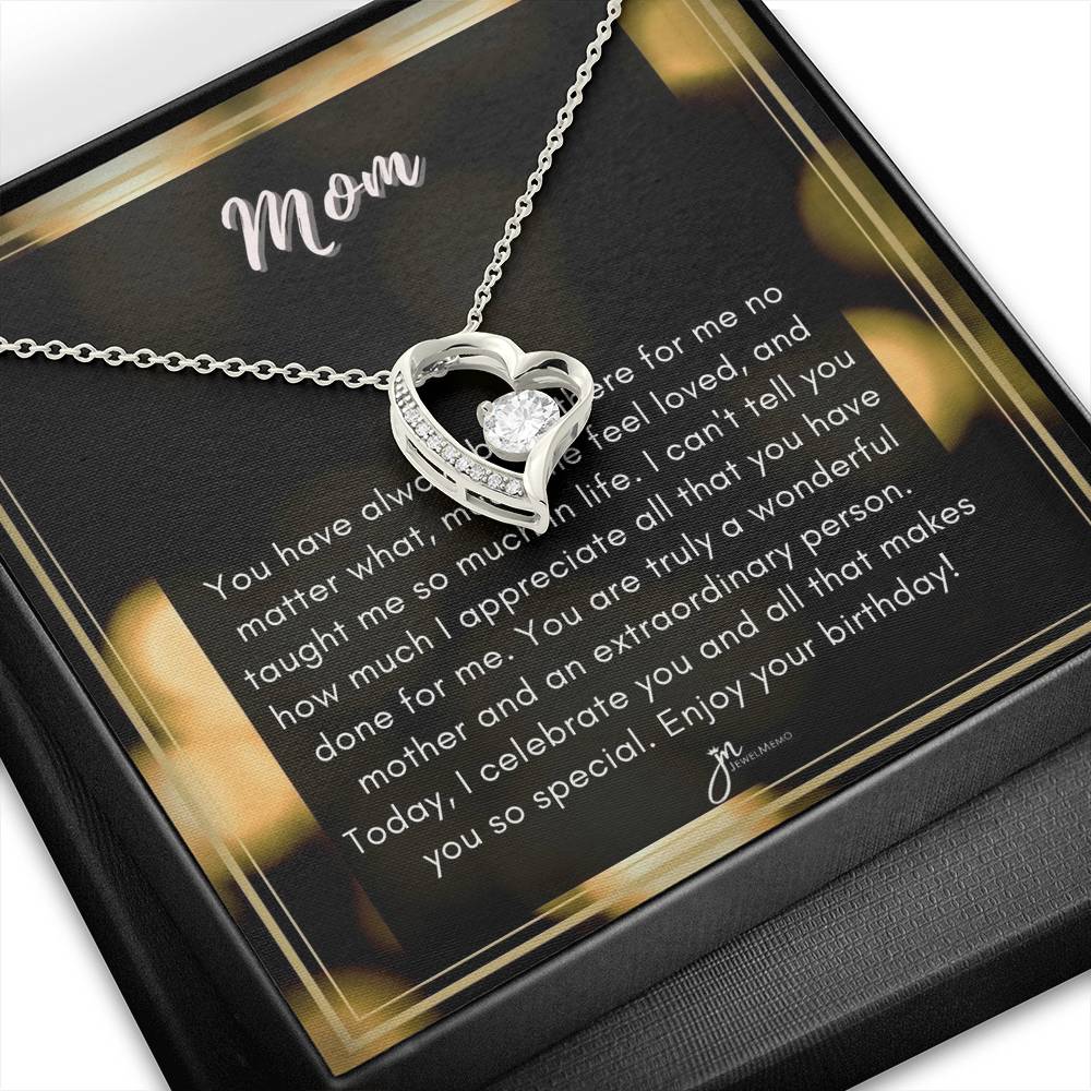 A Wonderful Mother Forever Love Necklace - For Birthday