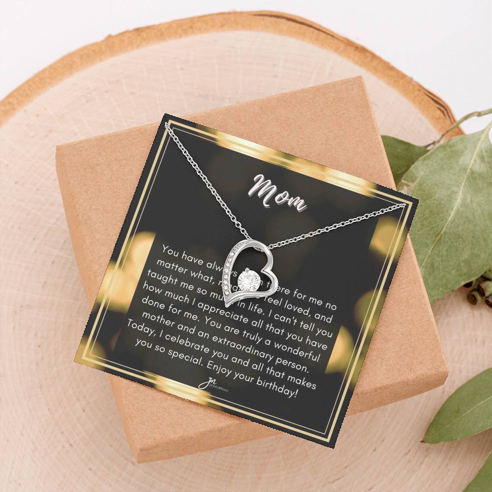 A Wonderful Mother Forever Love Necklace - For Birthday