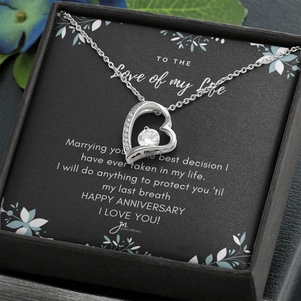 Forever Love Anniversary Necklace - Love Of My Life