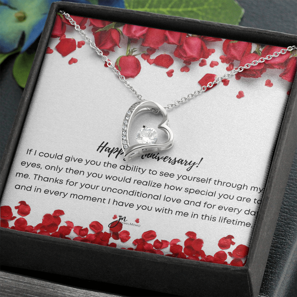 Forever Love Anniversary Necklace - I Have You With Me