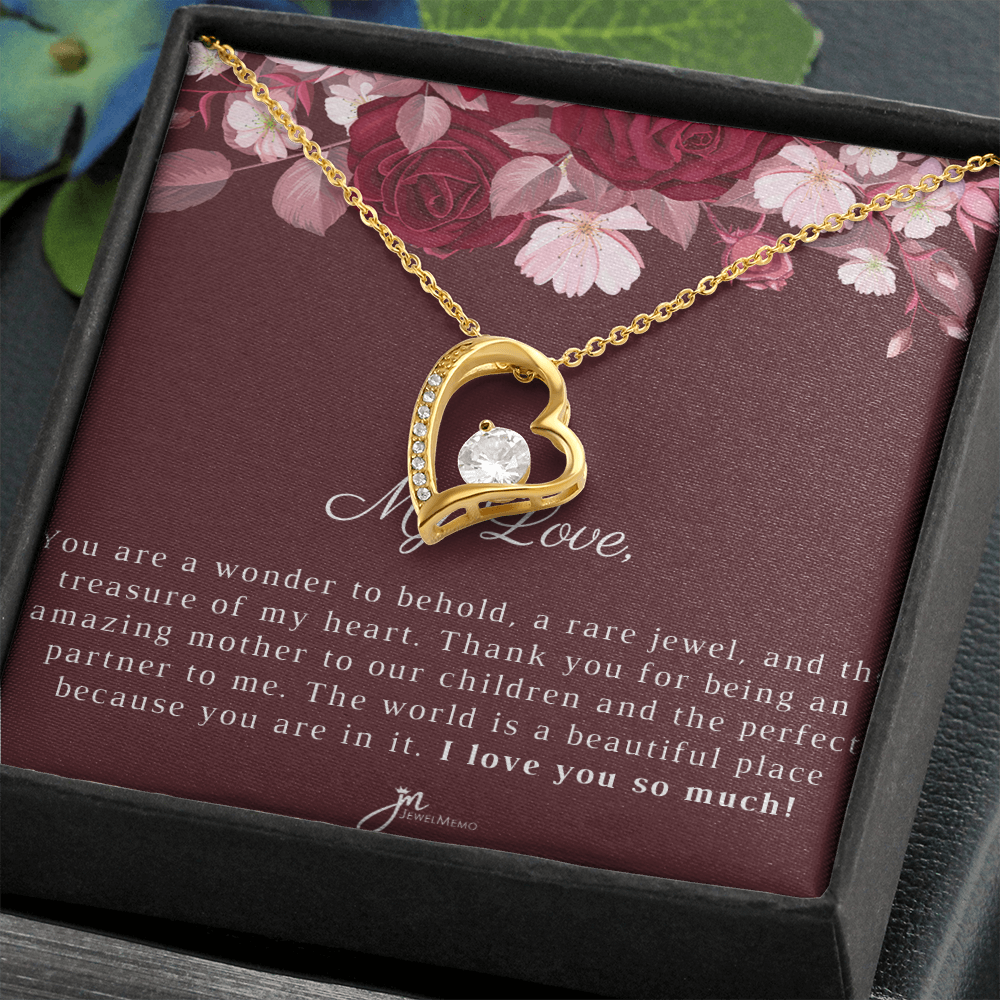 Treasure Of My Heart Forever Love Necklace