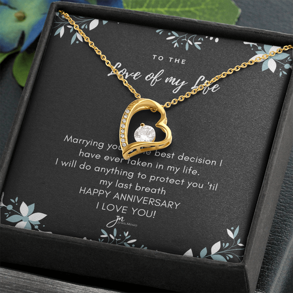 Forever Love Anniversary Necklace - Love Of My Life