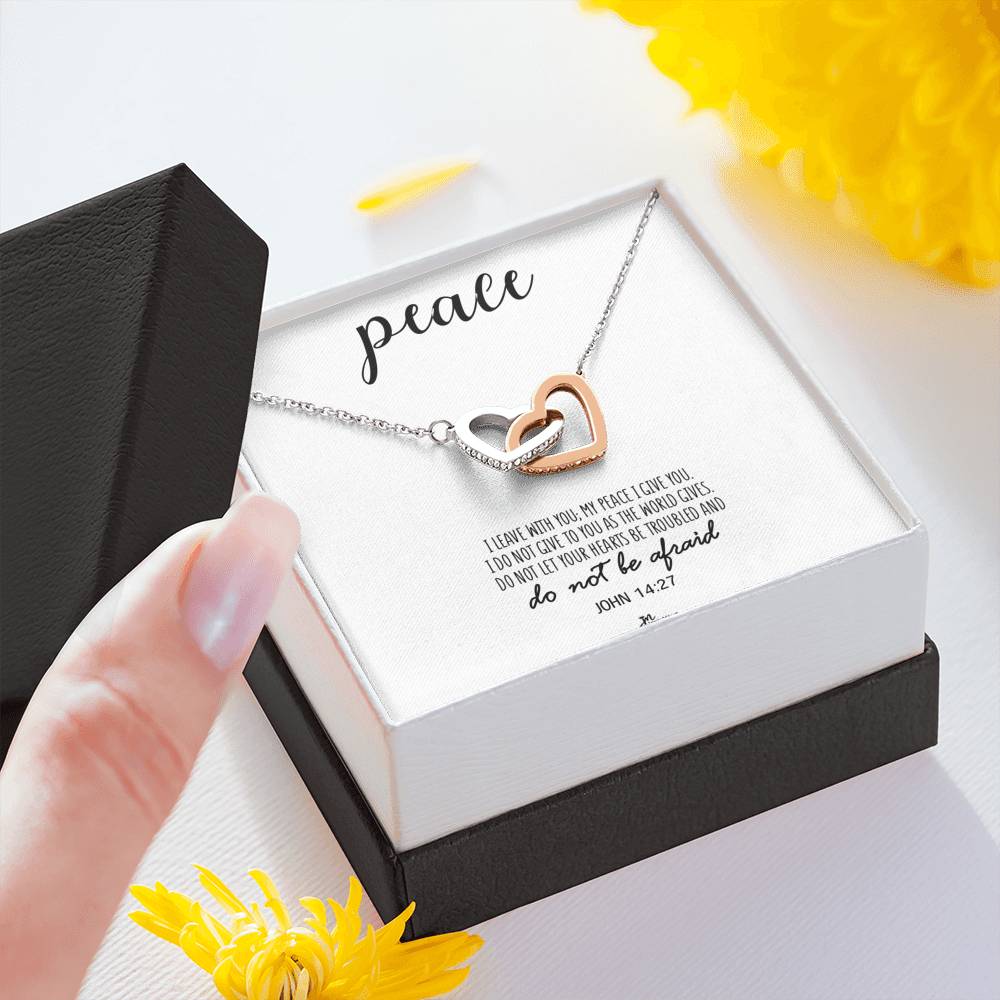 Cross Necklace - Peace