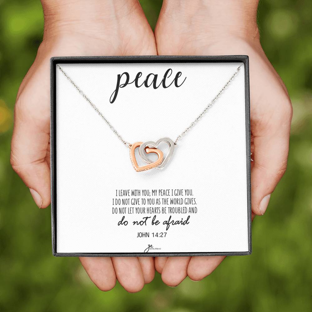 Cross Necklace - Peace