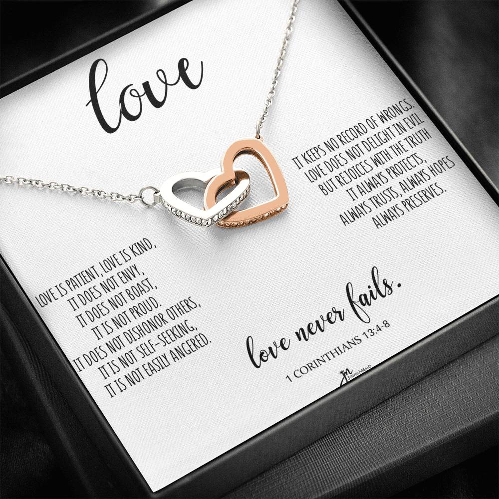 Cross Necklace - Love