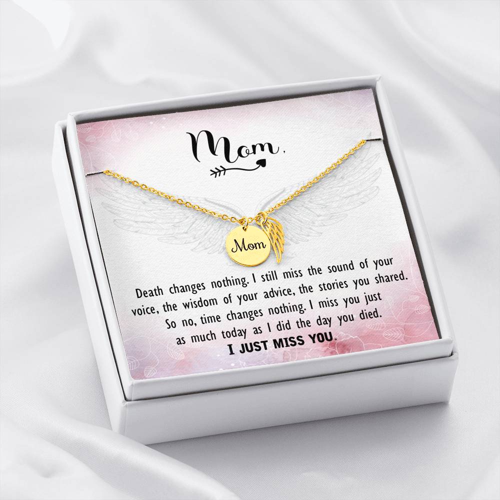 I Just Miss You Mom Necklace