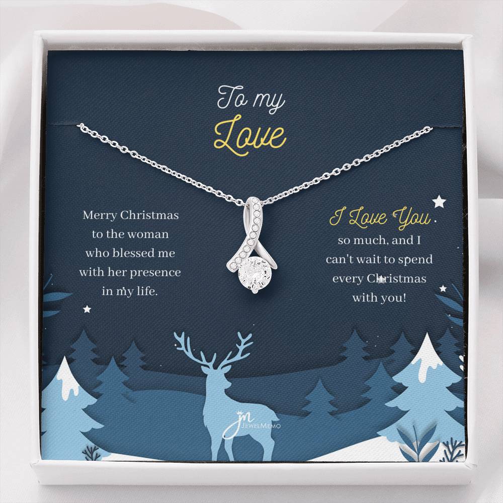 To My Love Alluring Beauty Christmas Necklace